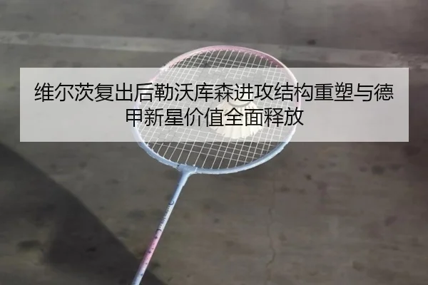 维尔茨复出后勒沃库森进攻结构重塑与德甲新星价值全面释放